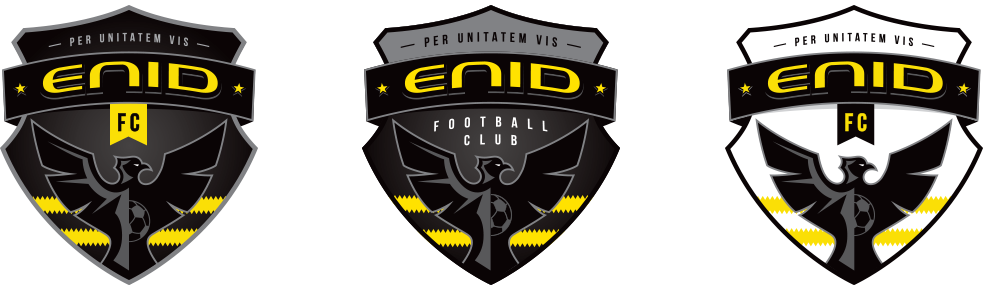 Enid fc soccer logo design