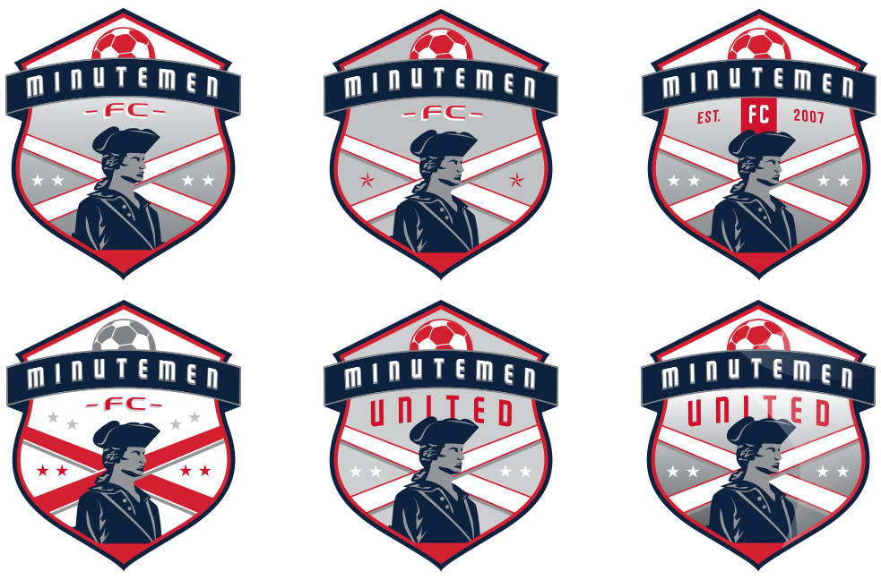 professional soccer team affiliate logo design