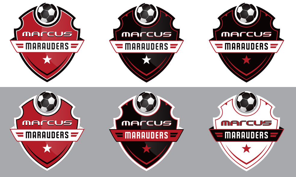 marcus marauders soccer crest options