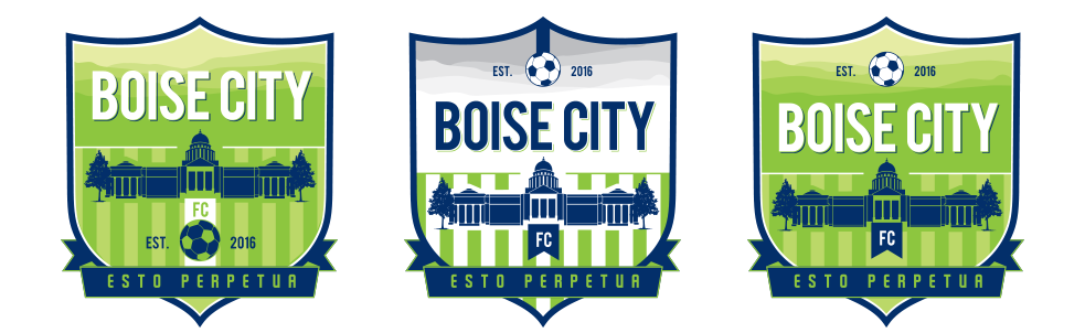 boise city soccer crest deisgns