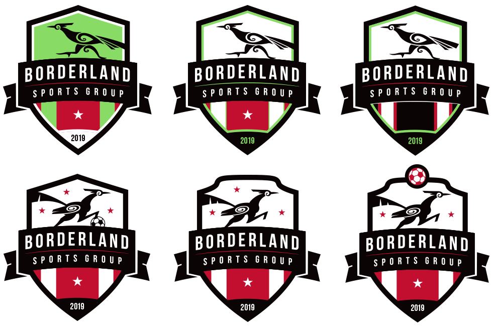 custom soccer crest designs for Borderland Sports Club