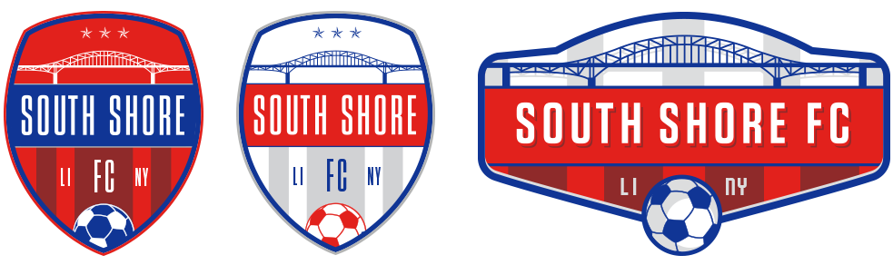 south shore fc custom soccer crest design options