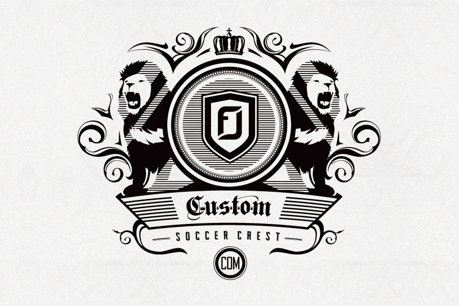 custom soccer crest promotional crest compilation lion