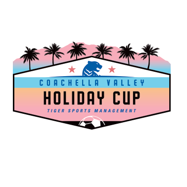 custom soccer tournament crest design for the coachella valley cup