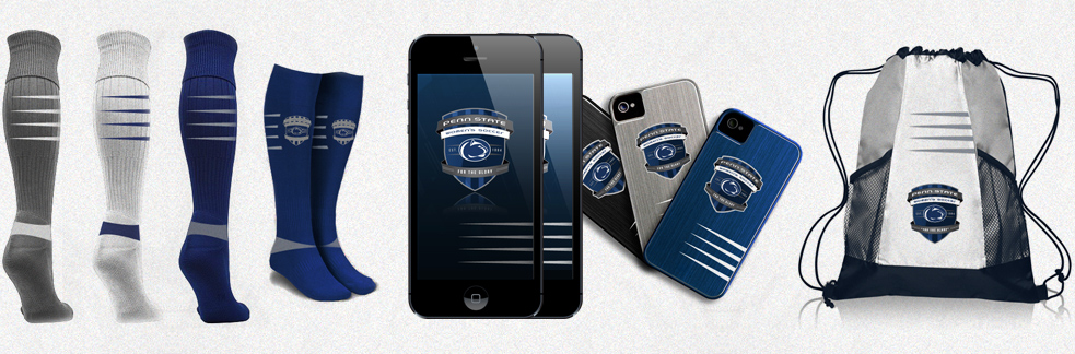 soccer branding and identity concept for the PSU Women's team